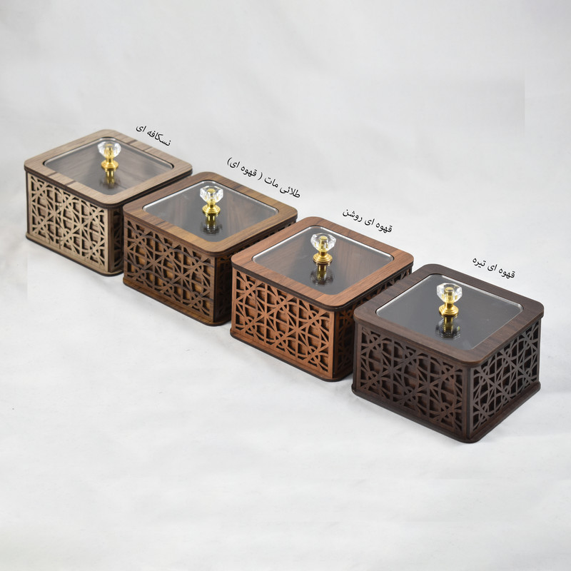 قندان مدل یاس کد 1002  مجموعه سه عددی