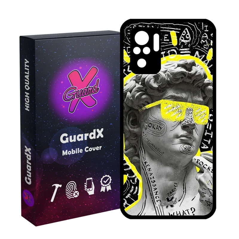 کاور گارد ایکس طرح Art مدل Glass10436 مناسب برای گوشی موبایل شیائومی Redmi Note 10 4G/Redmi Note 10S