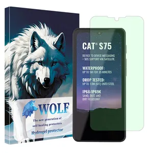 Wolf Eye Care model Green light screen protector suitable for Cat S75 mobile phone