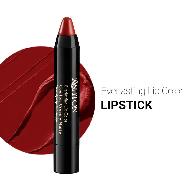 رژ لب مدادی اشتون مدل مات مخملی شماره CM11