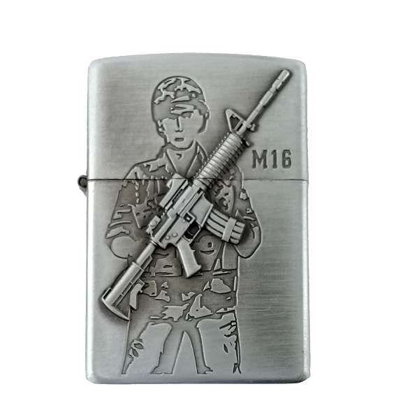 فندک طرح سرباز مدل m16