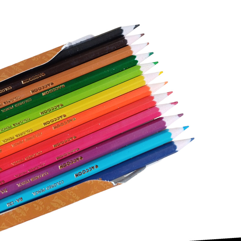 مداد رنگی 12 رنگ راکن طرح آقای شرمن مدل R110