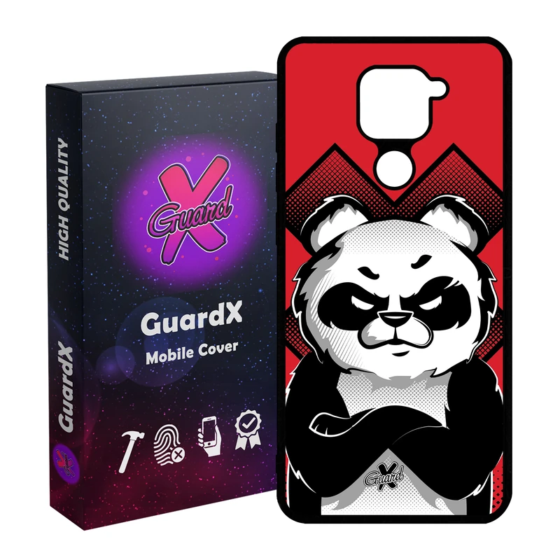 کاور گارد ایکس طرح Panda مدل Glass10301 مناسب برای گوشی موبایل شیائومی Redmi Note 9