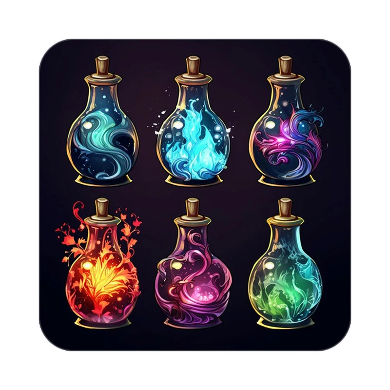 زیر لیوانی کاکتی طرح هری پاتر Harry Potter مدل mp42791