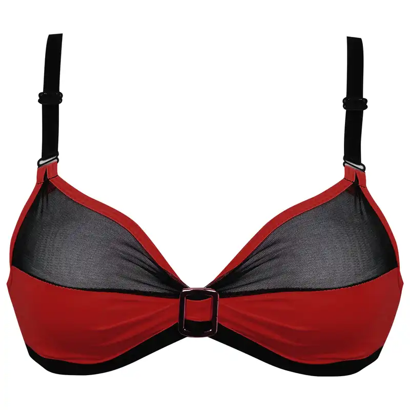 ست شورت و سوتین زنانه ماییلدا مدل 3529-5-MY رنگ قرمز