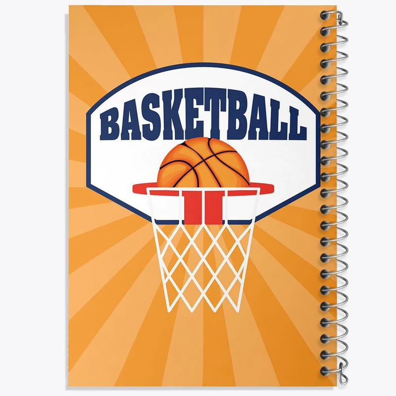 دفتر مشق 100 برگ خندالو طرح بسکتبال Basketball کد 26452
