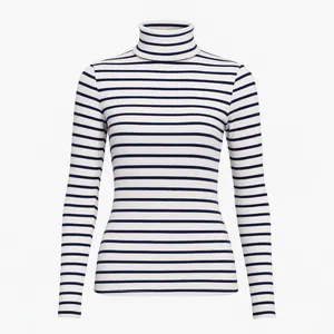 بلوز آستین بلند یقه اسکی زنانه مدل BDK-RY کد M5439