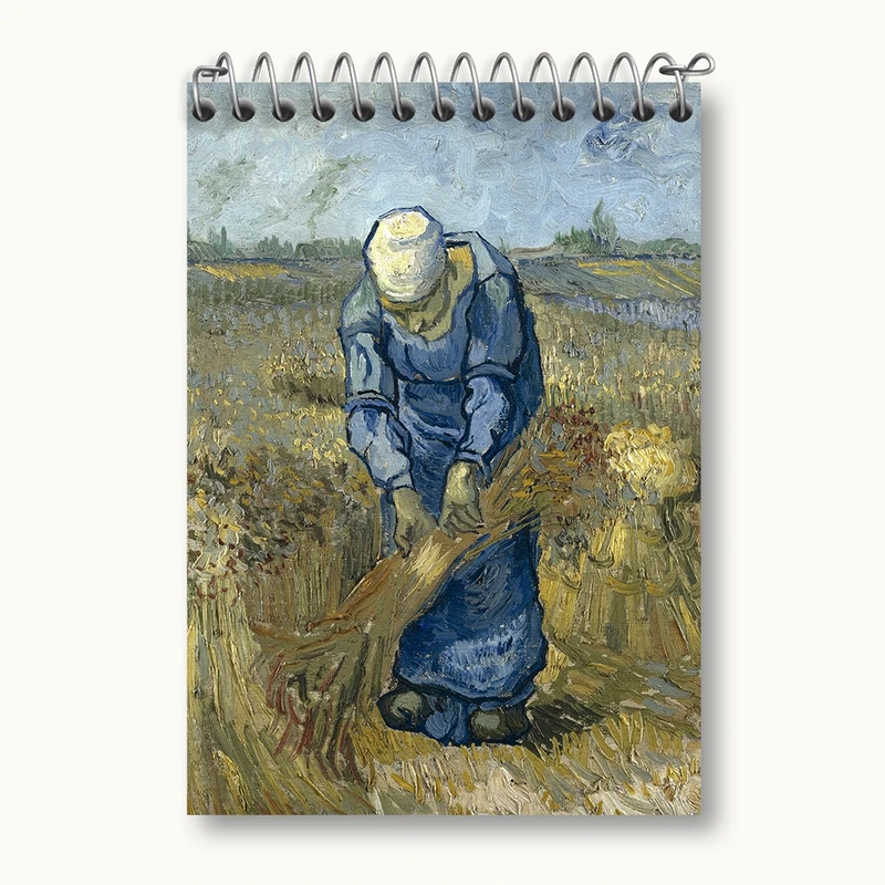 دفتر یادداشت 50 برگ خندالو مدل ونسان ونگوگ (Van Gogh) کد 36816