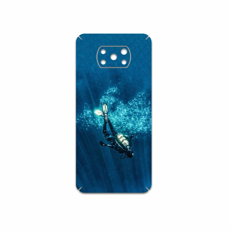 برچسب پوششی ماهوت مدل Scuba-Diving مناسب برای گوشی موبایل شیائومی Poco X3 Pro