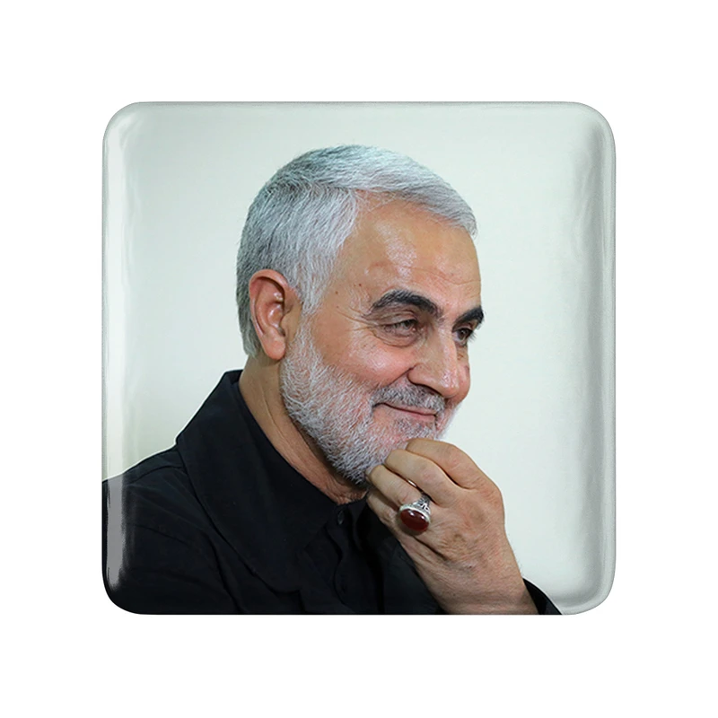 مگنت خندالو طرح سردار قاسم سلیمانی کد 12606