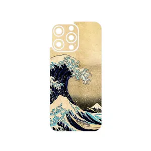 MAHOOT The Great Wave off Kanagawa of Hokusai Cover Sticker for Apple iPhone 15 Pro Max