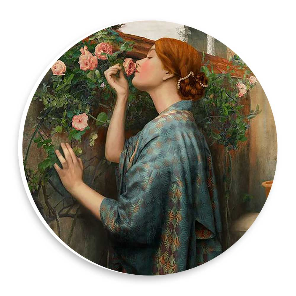  دیوارکوب طرح نقاشی یک زن مدل wtb1002