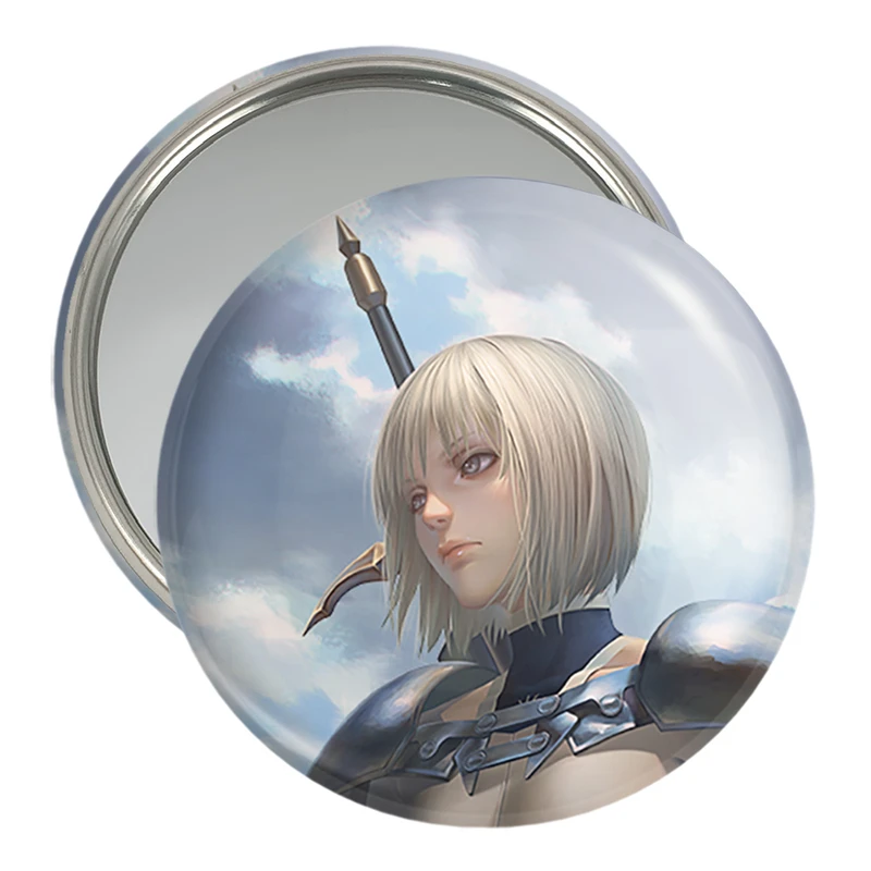 آینه جیبی خندالو مدل کلر انیمه کلیمور کد 33492