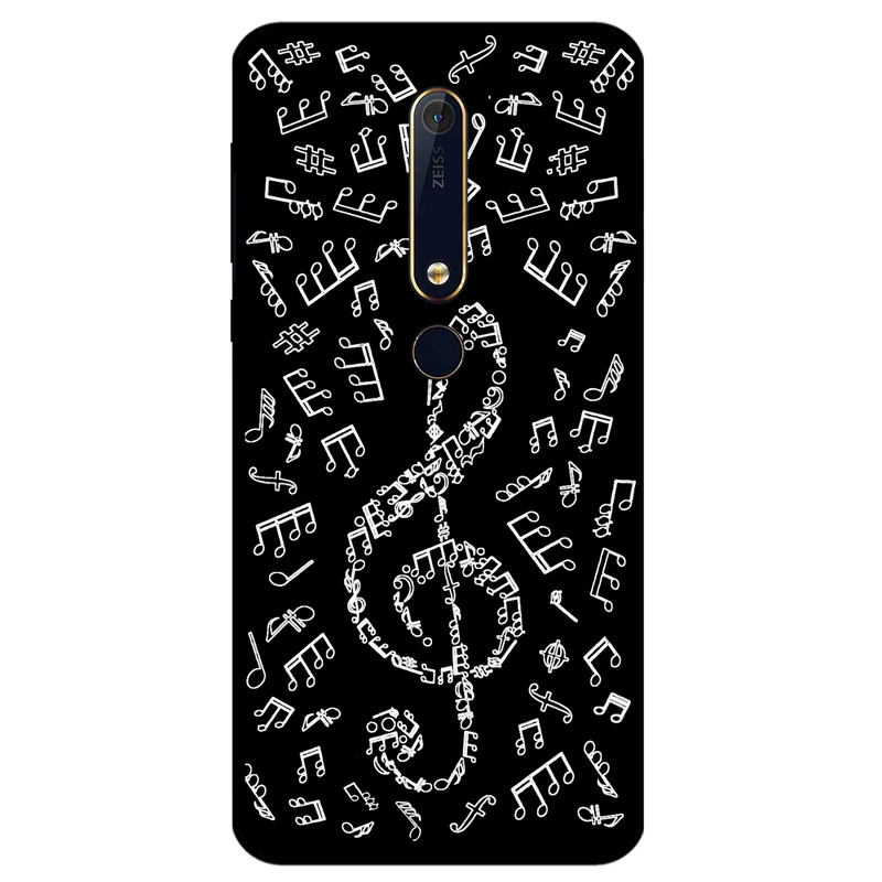 کاور مگافون طرح نوت موسیقی مدل 1370 مناسب برای گوشی موبایل نوکیا 6.1     