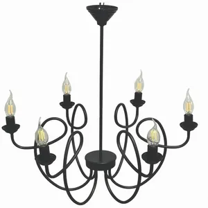 لوستر 6 شعله مدل پیچک