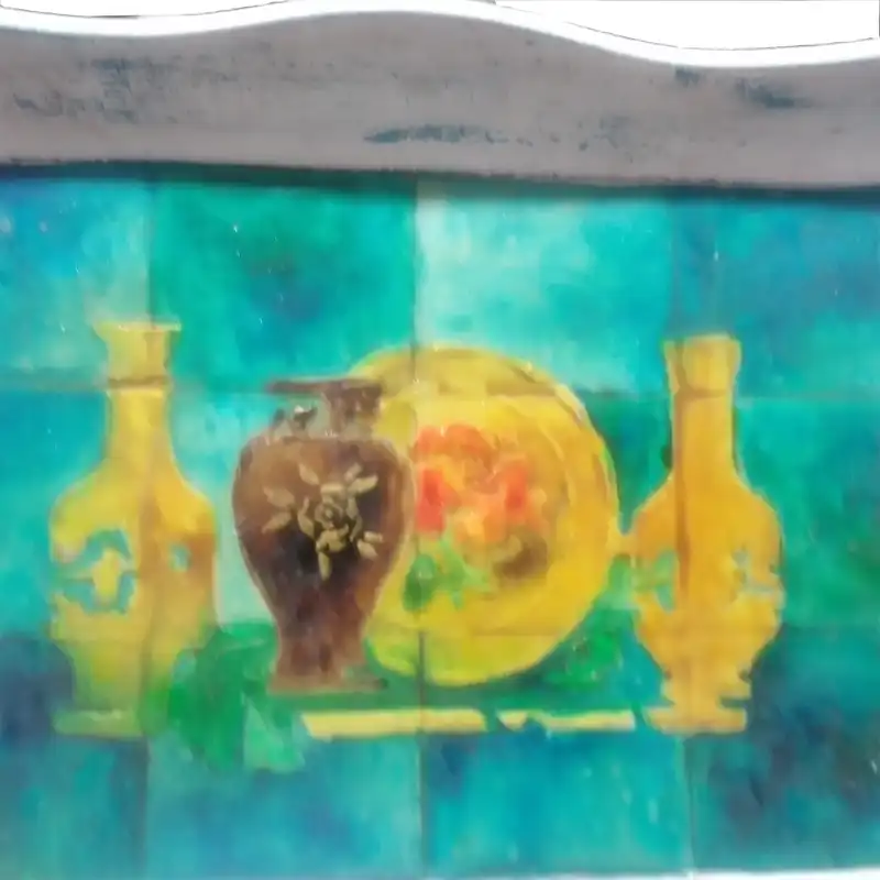 سینی چوبی طرح پتینه مدرن کد 19201