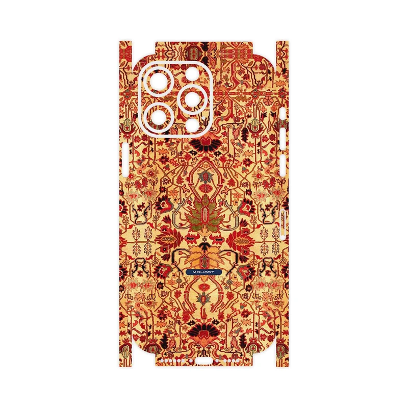 برچسب پوششی ماهوت مدل Persian_Carpet_Yellow-FullSkin مناسب برای گوشی موبایل اپل iPhone 15 Pro Max