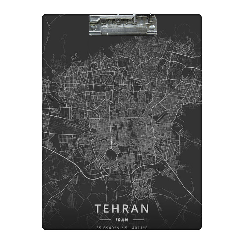 تخته شاسی طرح تهران کد 1199406 سایز A4