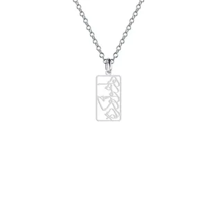 گردنبند نقره زنانه هایکا مدل دلم هواتو کرده کد n.ha2-724