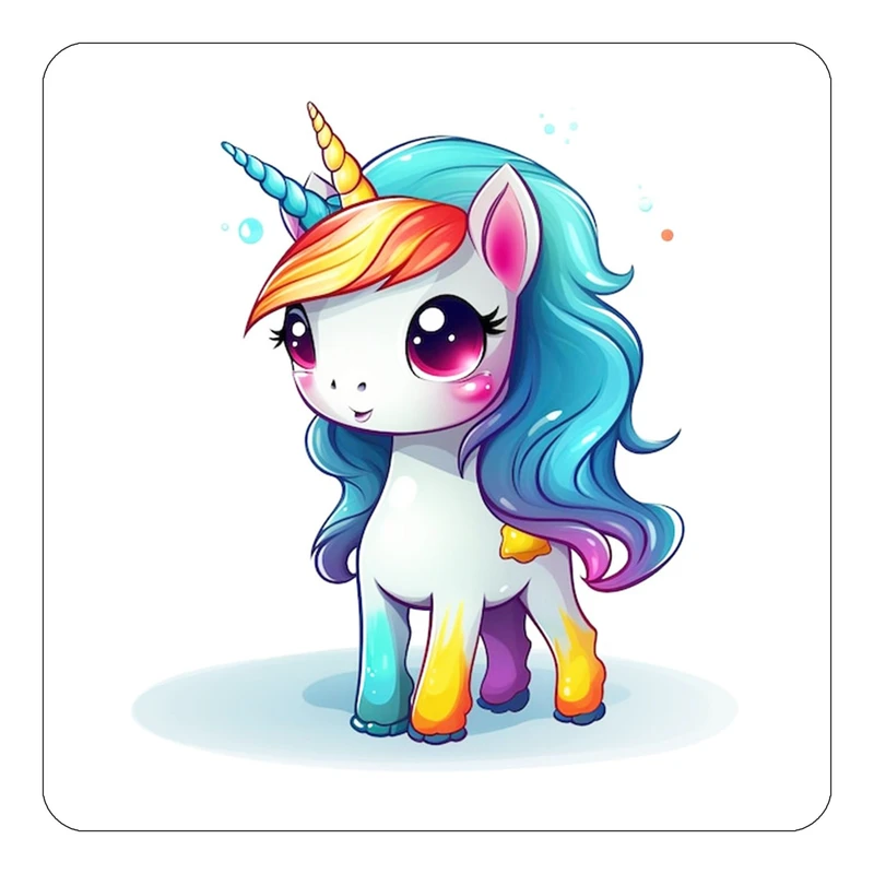 مگنت کاکتی طرح اسب تک شاخ و یونیکورن مدل mp31193