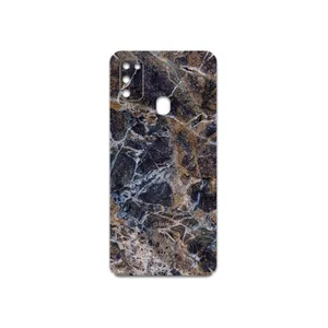 MAHOOT Earth-White-Marble Cover Sticker for Samsung Galaxy M21