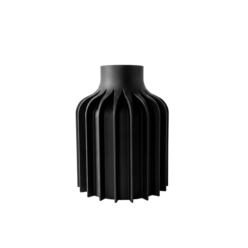 گلدان دکوری مدل استوانه پله ای کوتاه کد ۹۲