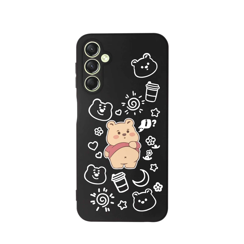 کاور قاب گارد طرح خرس تپل کد t7897 مناسب برای گوشی موبایل سامسونگ Galaxy S23 FE