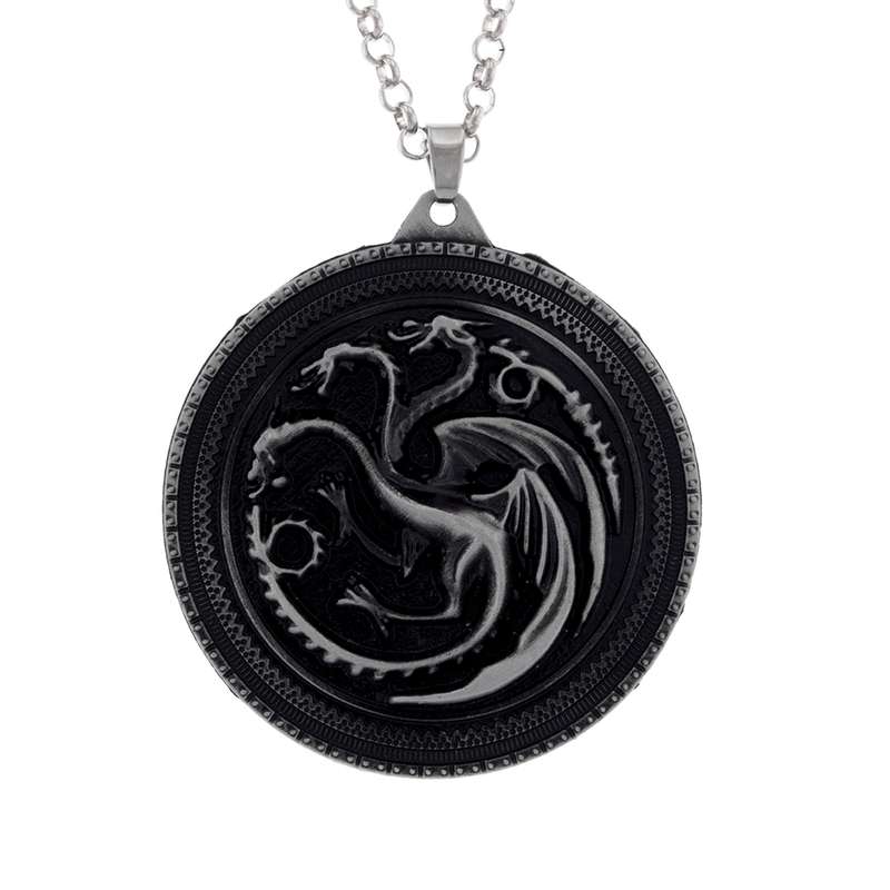 گردنبند مردانه برانت طرح نماد تارگرین سریال بازی تاج و تخت گردنبند مردانه برانت طرح نماد تارگرین سریال بازی تاج و تخت