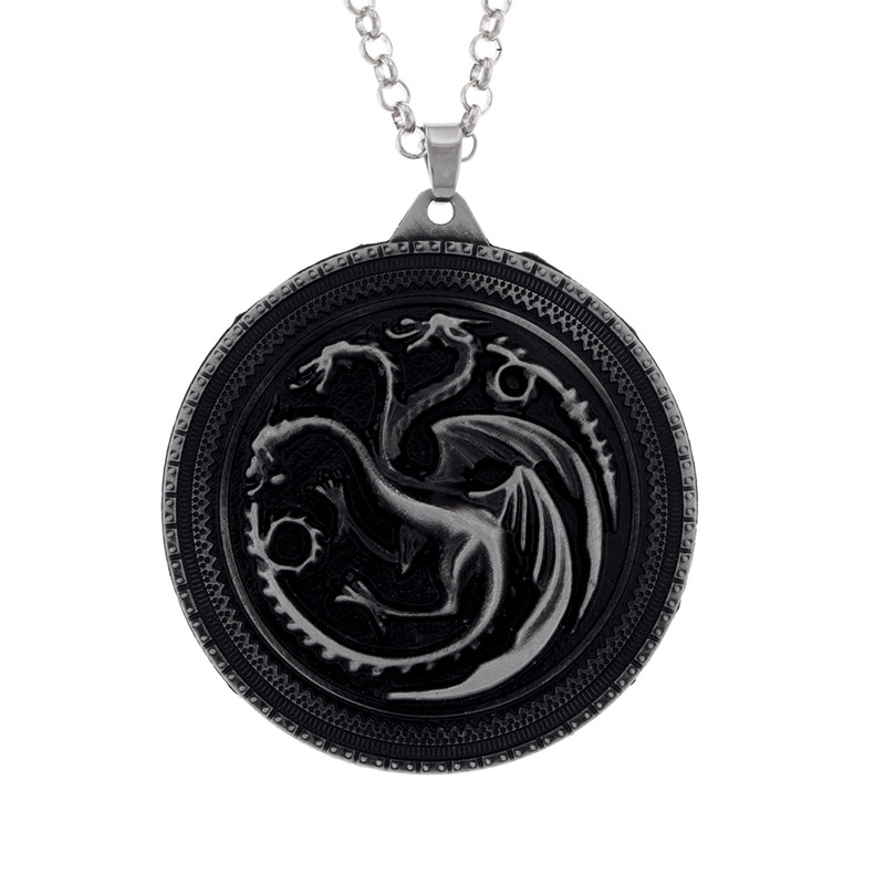 گردنبند مردانه برانت طرح نماد تارگرین سریال بازی تاج و تخت گردنبند مردانه برانت طرح نماد تارگرین سریال بازی تاج و تخت