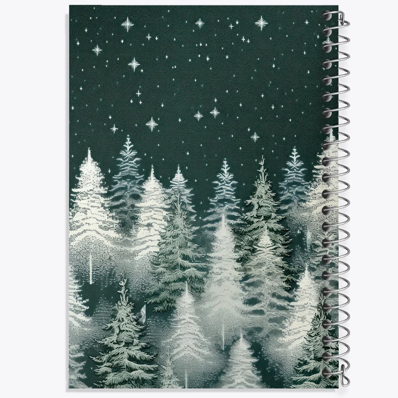 دفتر نقاشی 50 برگ خندالو طرح درخت کاج کد N745