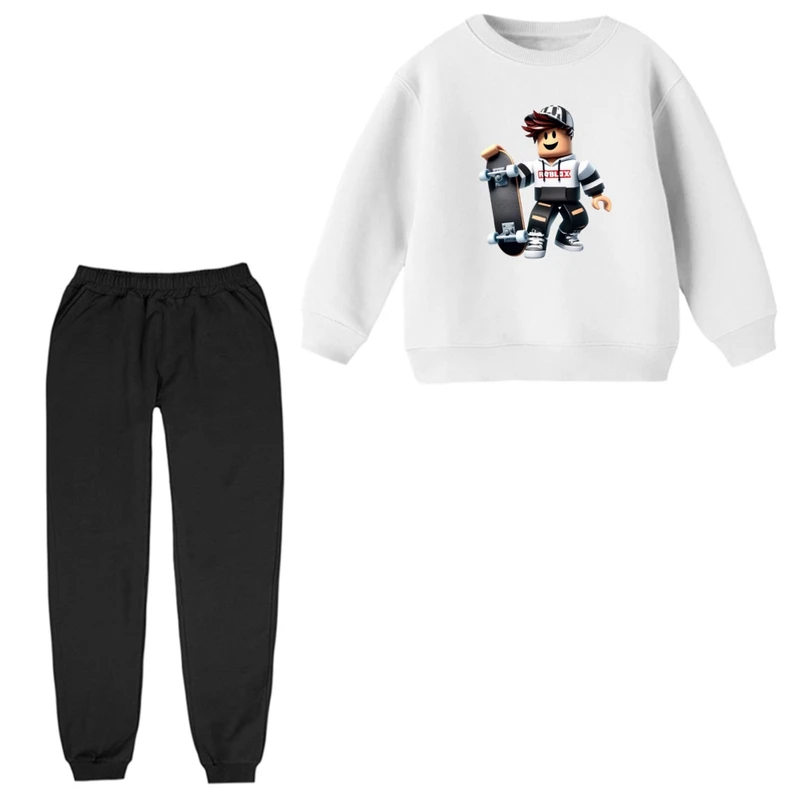 ست سویشرت و شلوار راحتی بچگانه مدل روبلاکس اسکیت  