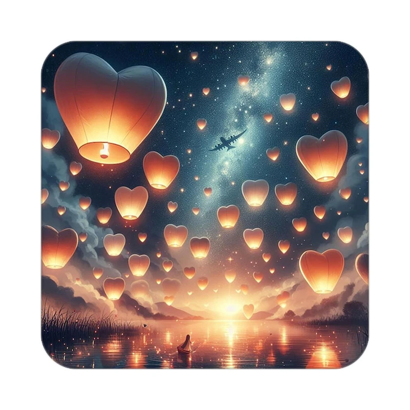 زیر لیوانی کاکتی مدل عاشقانه کد mp11738