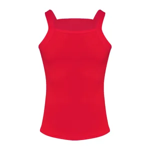 زیرپوش مردانه پیمان نو مدل یقه خشتی رنگ قرمز