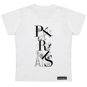 تی شرت آستین کوتاه پسرانه 27 مدل Eiffel Tower Paris کد MH932