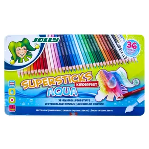 مداد آبرنگی 36 رنگ جولی مدل SUPERSTICKS AQUA