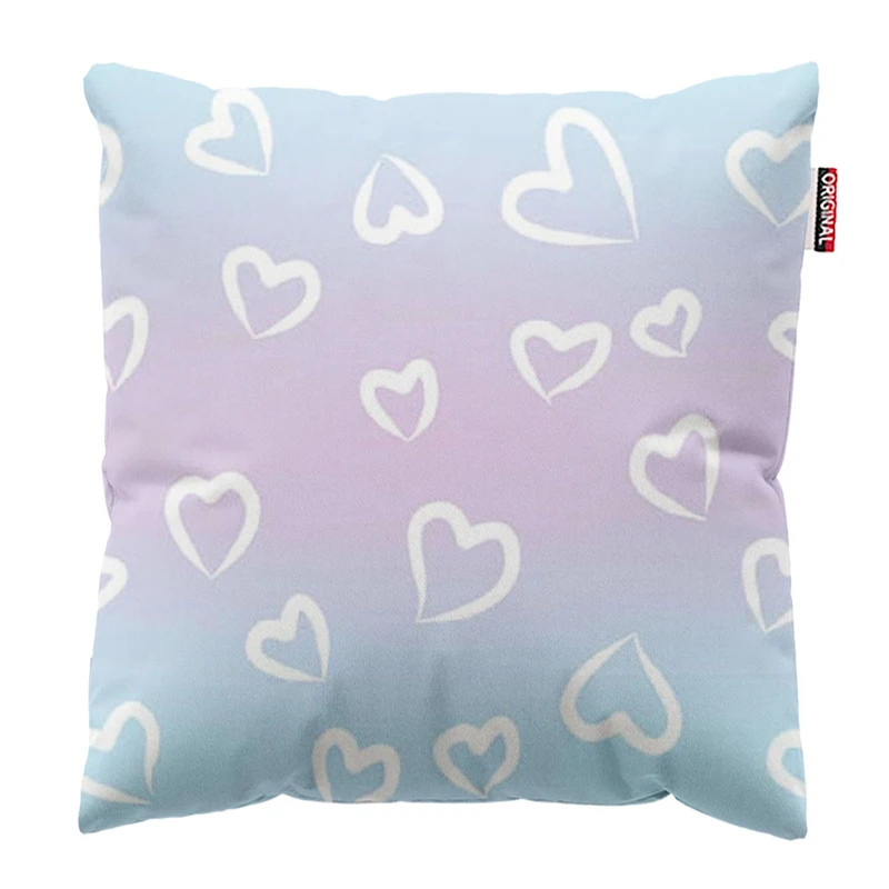 کوسن پاد آفرین طرح قلب کد 2726 سایز 30*30 سانتی متر