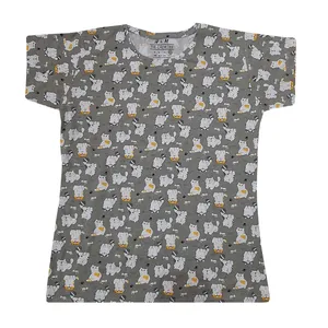 تی شرت آستین کوتاه زنانه اچ اند ام مدل m16