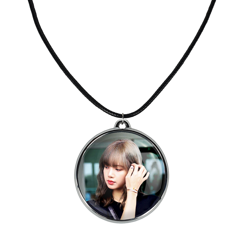 گردنبند خندالو مدل لیسا بلک پینک کد 1426314266