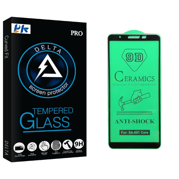 محافظ صفحه نمایش سرامیکی پی کی مدل Delta Glass مناسب برای گوشی موبایل سامسونگ Galaxy A01 core