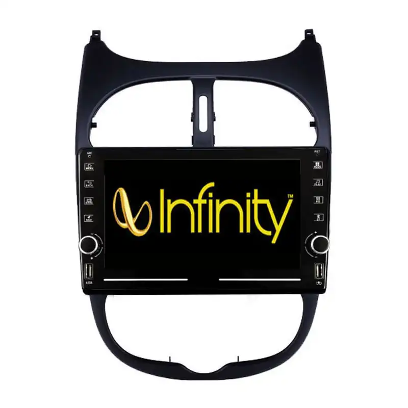 پخش کننده تصویری خودرو اینفینیتی مدل R112 مناسب برای پژو 206