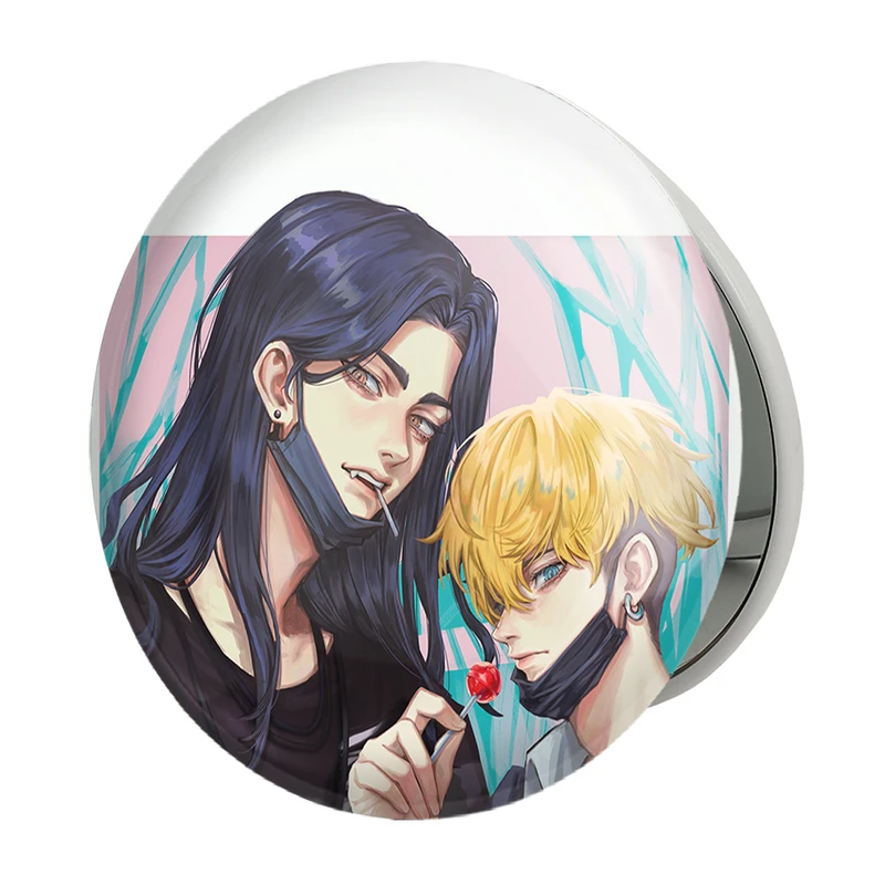 آینه جیبی خندالو طرح چیفویو و باجی انیمه توکیو ریونجرز مدل تاشو کد 11165 