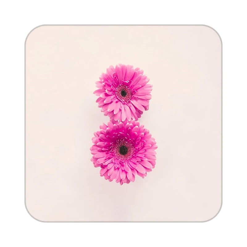 زیر لیوانی کاکتی طرح گل مدل mp19340