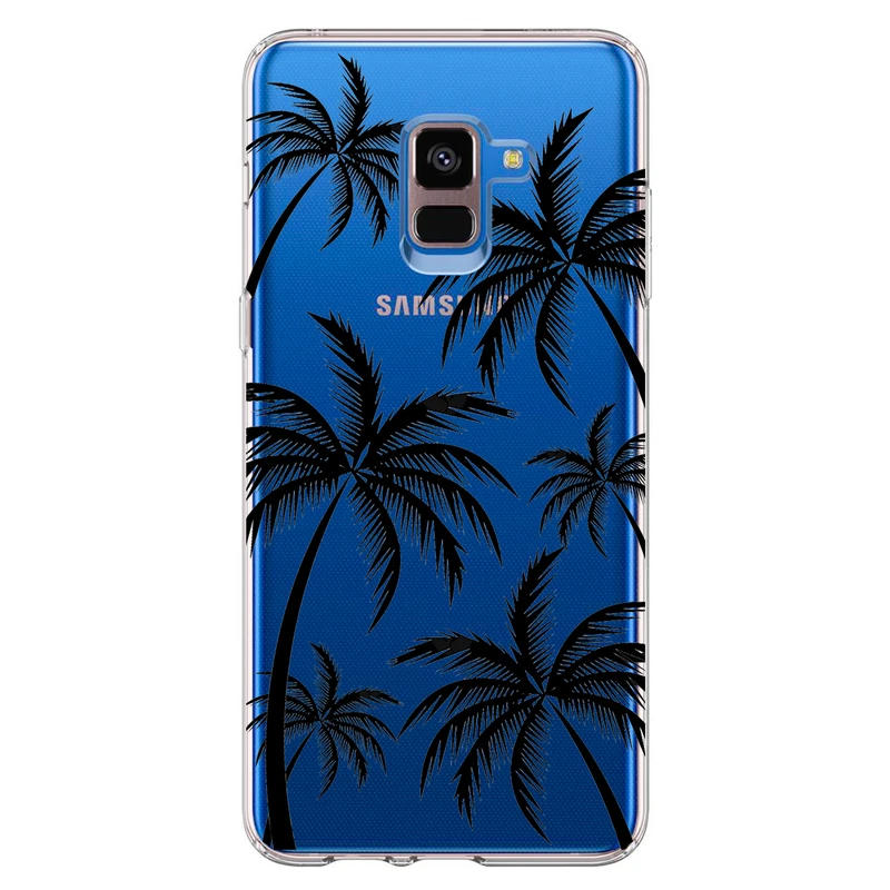 کاور مگافون طرح نخل مدل C52-B مناسب برای گوشی موبایل سامسونگ Galaxy A8 2018
