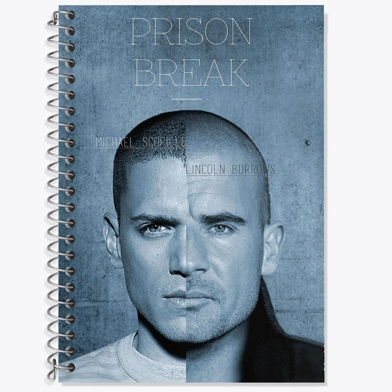 دفتر لغت 50 برگ خندالو مدل سریال فرار از زندان Prison Break کد 10212