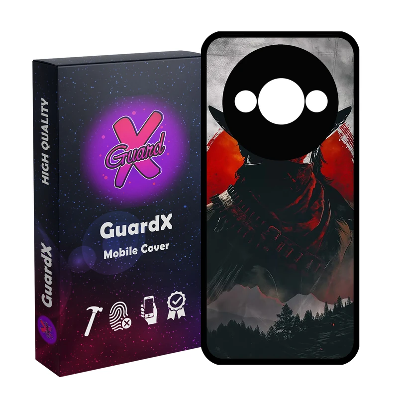 کاور گارد ایکس طرح Red Dead Redemption مدل Glass10733 مناسب برای گوشی موبایل شیائومی Redmi A3 4G/ A3X 4G/ Poco C61