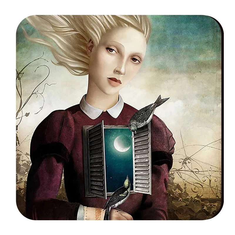 مگنت طرح دختر و خرس قطبی کد mch118