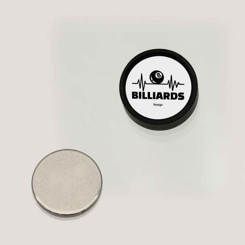 پیرسینگ گوش ناکسیگو مدل شب تاب طرح بیلیارد کد PM6670