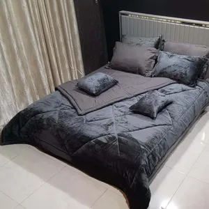 سرویس خواب مدل مخمل ترک کالیفرنیا کد 8098 دو نفره 8 تکه