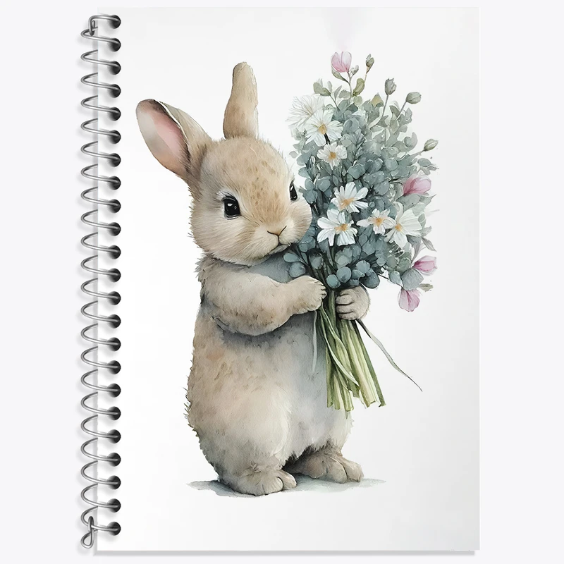 دفتر لغت 50 برگ خندالو طرح خرگوش کیوت کد N3123