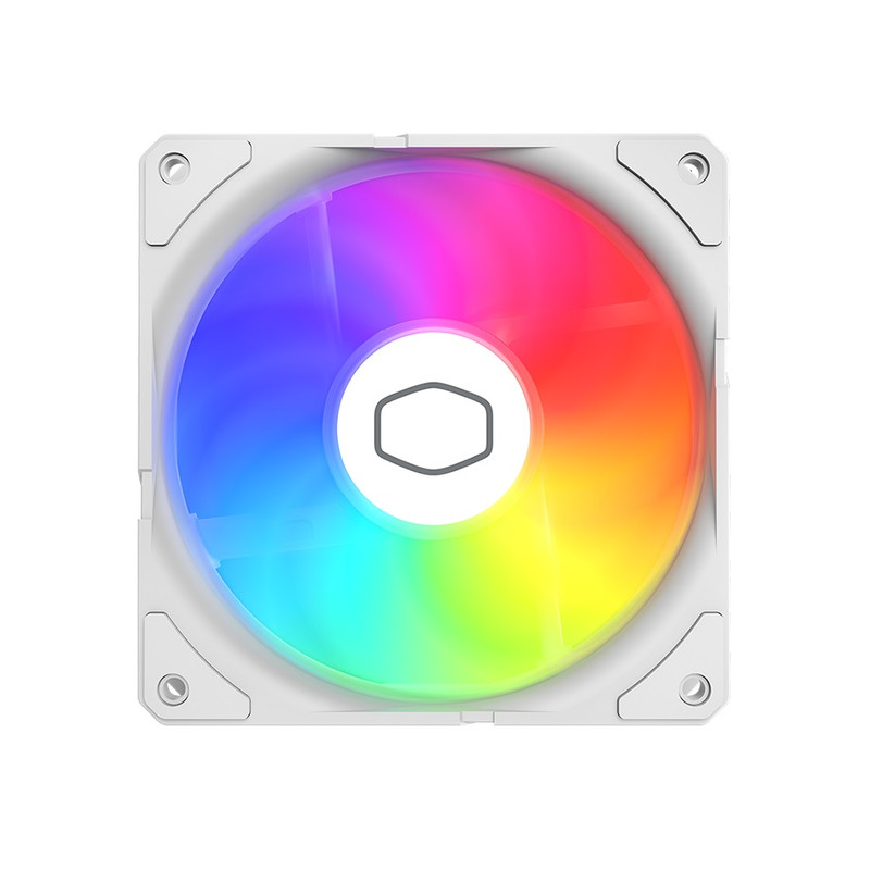 فن کیس کولر مستر مدل SICKLEFLOW 120 ARGB WHITE EDITION